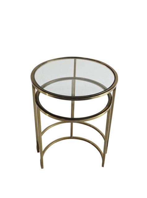 Mesa Lateral Nido Gold Glass-2