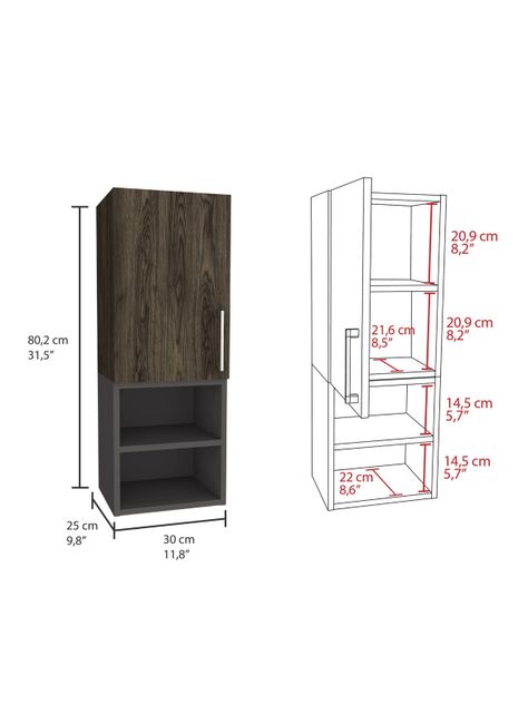 Mueble Auxiliar de Baño Madrid 1C-1