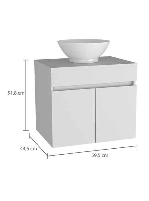 Mueble Baño Aereo Manchester Wengue-1