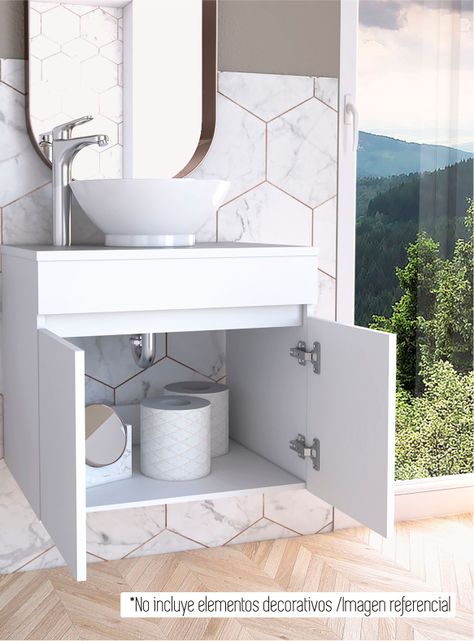 Mueble Baño Aereo Manchester Wengue-5