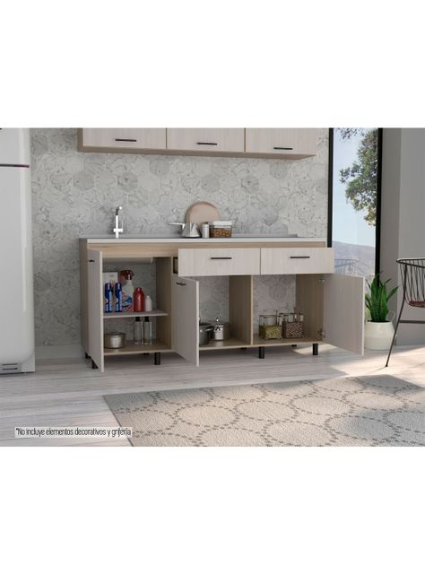 Módulo Inferior 180 Kitchen Gante con Lavaplatos-5