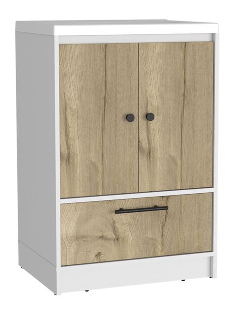 Mueble Optimizador Lavamanos Bath Bi-Color Blanco-Duna-0
