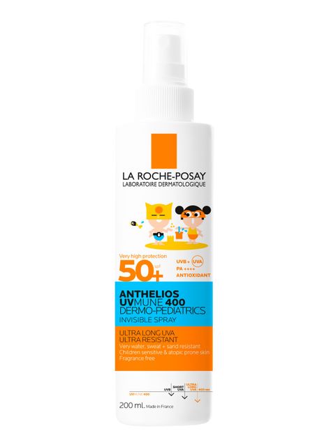 Protector Solar Rostro Niños UV Mune 400 Dermo-Pediatrics Invisible Spray FPS 50+ 200ml-0