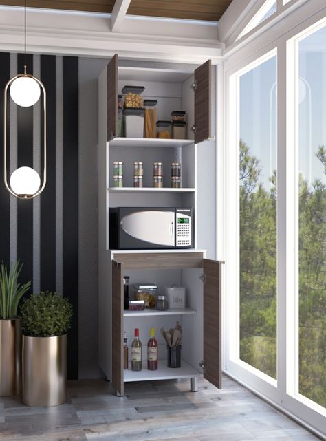 Mueble Microondas Fendi Blanco Márquez-Castaño-4