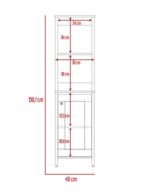 Mueble Optimizador 1 Bath Bi-Color-1