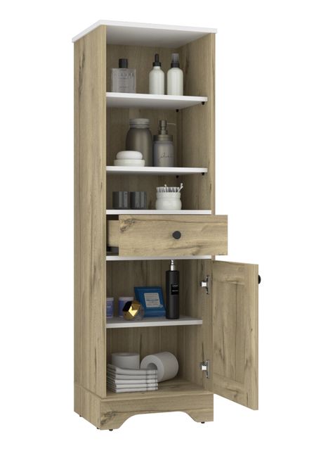 Mueble Optimizador 2 Bath Bi-Color Duna-Blanco-3