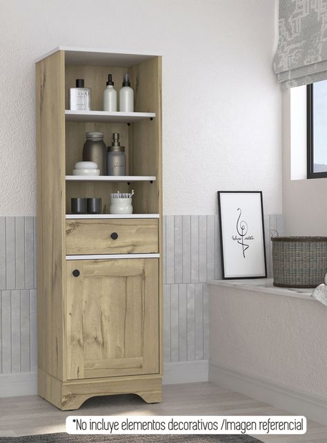 Mueble Optimizador 2 Bath Bi-Color Duna-Blanco-4