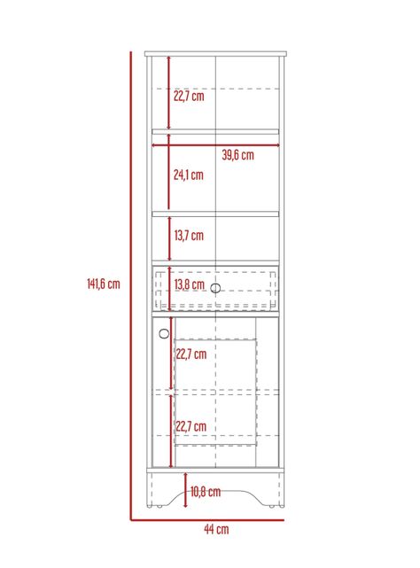 Mueble Optimizador 2 Bath Bi-Color Duna-Blanco-1