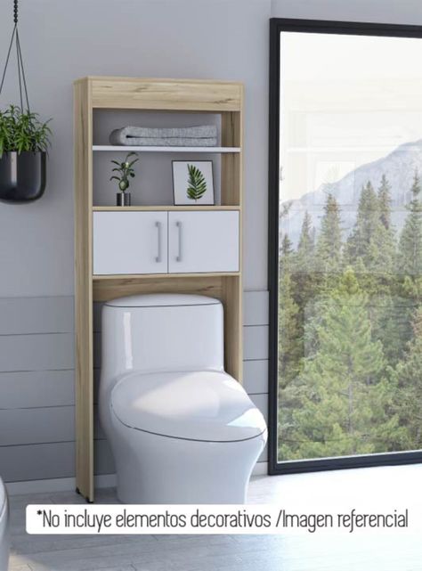 Mueble Optimizador WC Bath Bi-Color Blanco-Duna-5