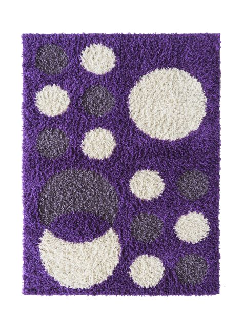 Alfombra Infantil Shaggy Circles 120x170 cm-0