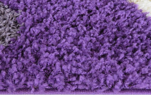 Alfombra Infantil Shaggy Circles 120x170 cm-3