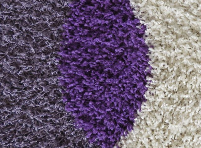 Alfombra Infantil Shaggy Circles 120x170 cm-2