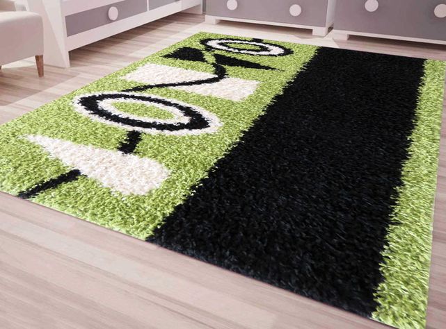 Alfombra Infantil Shaggy Geometrics 120 x 170 cm-4