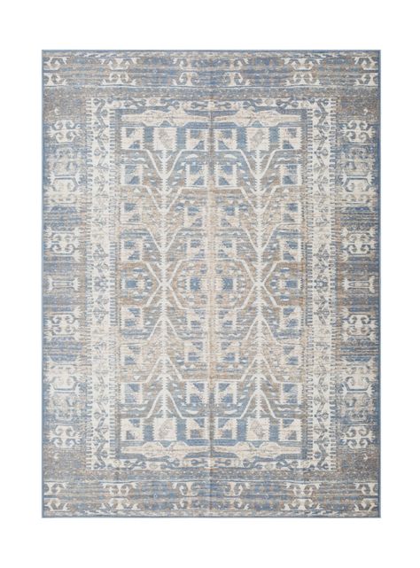 Alfombra Vintage Sky Blue D4 195x285 cm-0