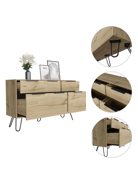 Cómoda Doble Concept D 120 Duna-Wengue-4