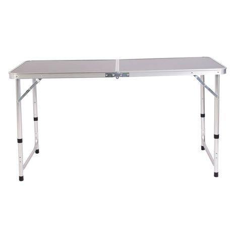 Mesa de Camping Rectangular Plegable Ajustable 120 cm-7