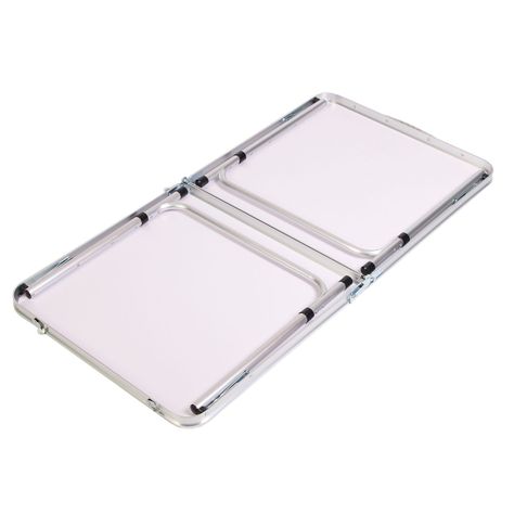 Mesa de Camping Rectangular Plegable Ajustable 120 cm-5