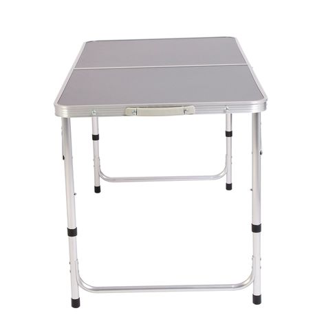 Mesa de Camping Rectangular Plegable Ajustable 120 cm-4