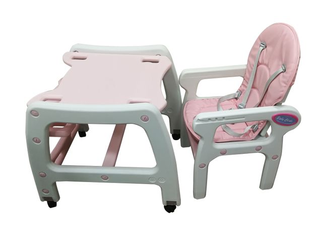 Silla de Comer Supper Rosada Kidscool-3