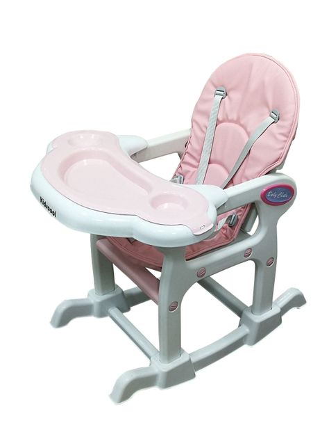 Silla de Comer Supper Rosada Kidscool-1