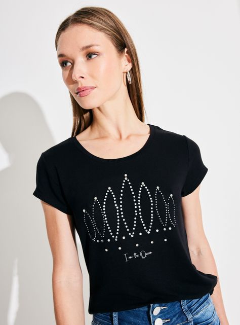 Polera Básica Ajustada Prints Brillantes o Full Print-2