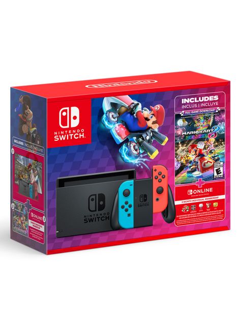 Consola Nintendo Switch Neon + Mario Kart 8-0