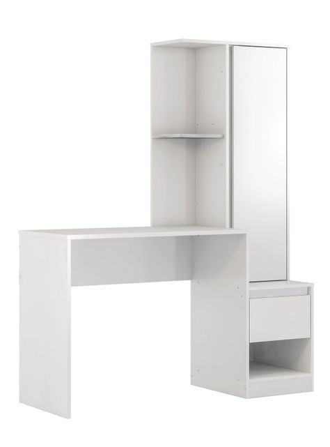 Escritorio Morada 1 Puerta 1 Cajón Blanco-2