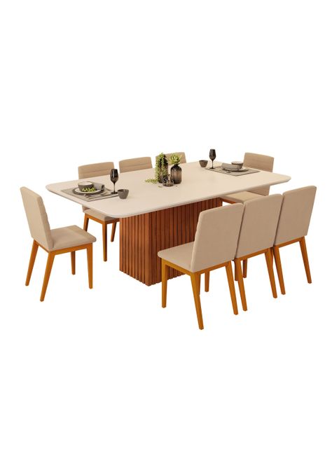 Juego de Comedor Canes + 8 Sillas-3