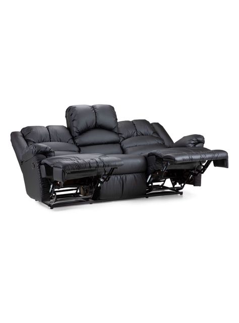 Sofá Reclinable Jarrie 3C Negro-2