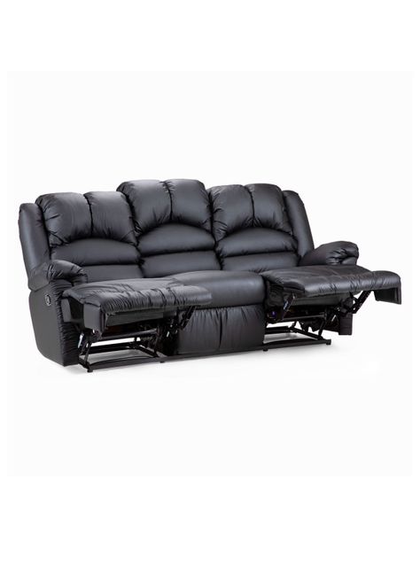 Sofá Reclinable Jarrie 3C Negro-1