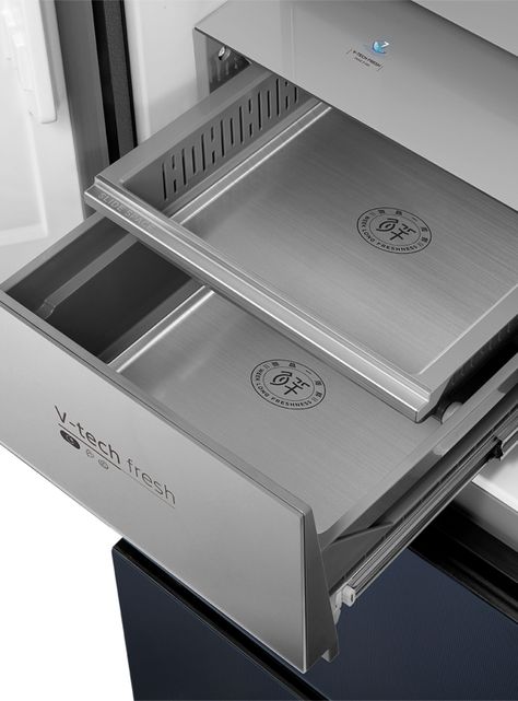 Refrigerador Perfect Fit + V-Tech French Door 474 Litros MDRFD705BIE70-9