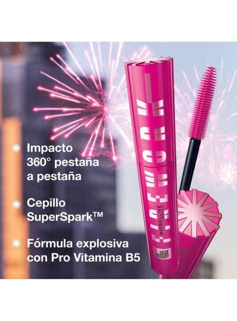 Máscara de pestañas Maybelline Lash sensational Firework washable-3