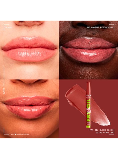 Brillo Labial Nyx Fat Oil Slick Click Going Viral 2 g-3