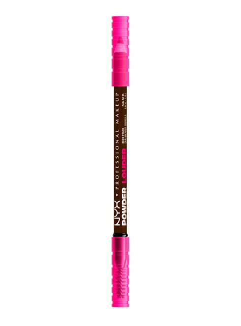 Lápiz de Cejas Nyx Powder Louder Brow Pencil Ash Brown 1.15 g-0