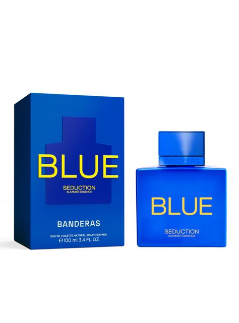 Perfume Blue Seduction Summer Essence EDT Hombre 100 ml Banderas-1
