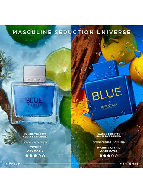 Perfume Blue Seduction Summer Essence EDT Hombre 100 ml Banderas-4