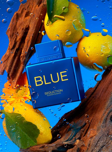Perfume Blue Seduction Summer Essence EDT Hombre 100 ml Banderas-3