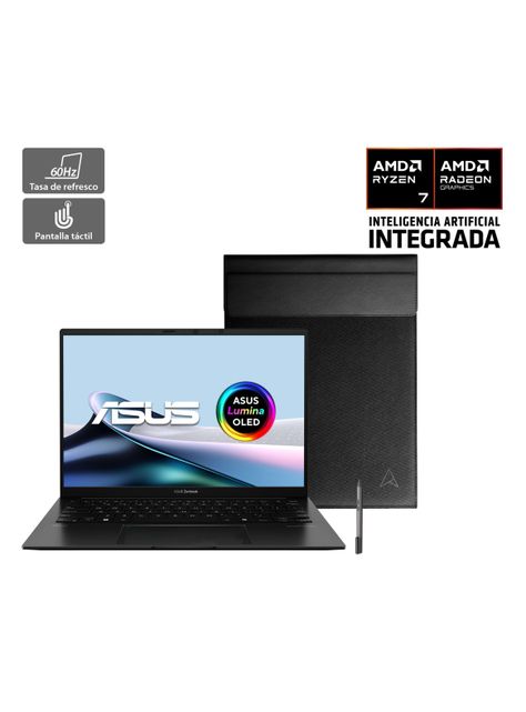 Notebook Zenbook 14 OLED UM3406 AMD Ryzen 7 Serie 8000 16GB RAM 1TB SSD 14" FHD 60Hz Touch Screen-1
