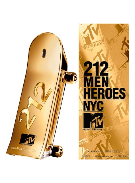 Perfume 212 Men Heroes MTV EDP Hombre 90 ml Carolina Herrera-1