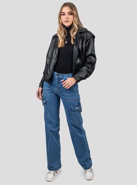 Jeans Juana Tipo Cargo-3