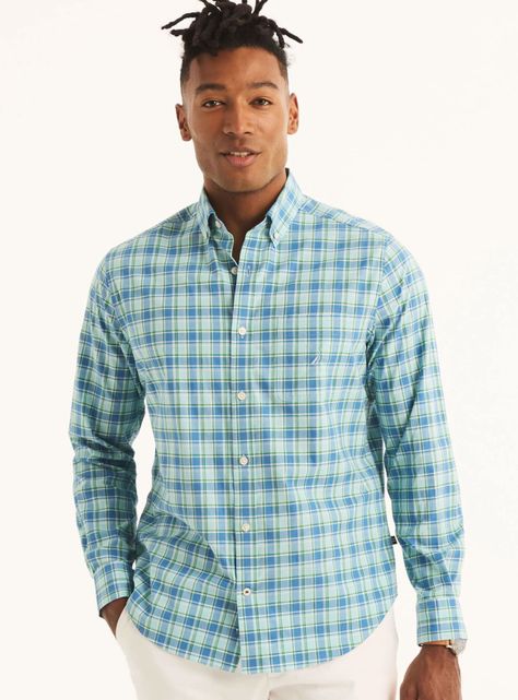 Camisa Casual Estampada Cuadros-0