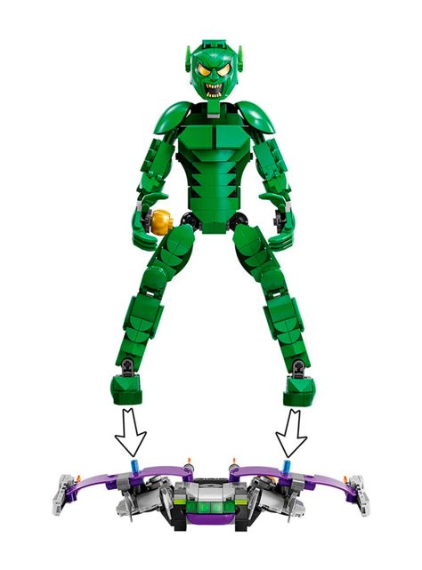 Lego Figura para Construir Duende Verde-3
