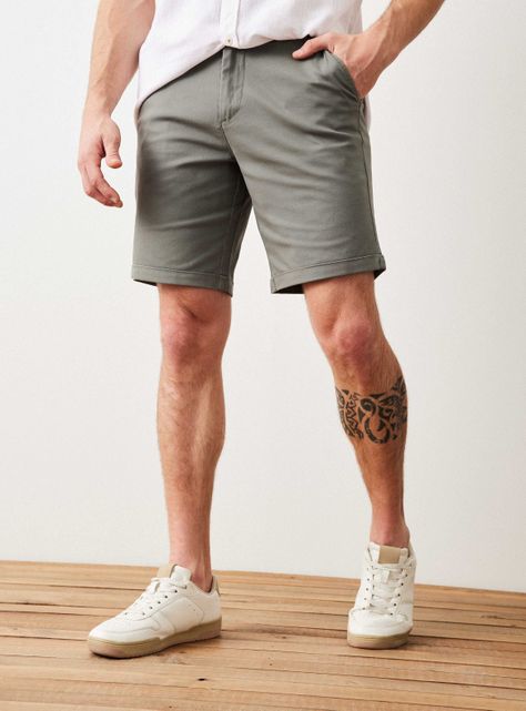 Bermuda Liso Casual Classic-0