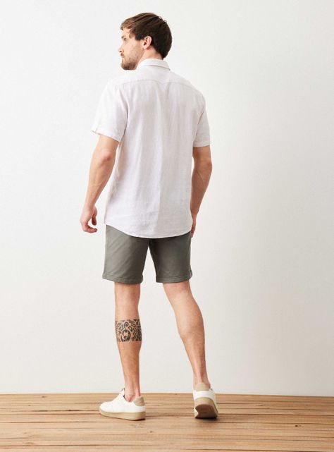 Bermuda Liso Casual Classic-5