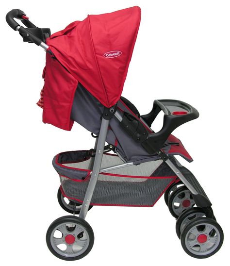 Coche Travel System Lisboa Rojo Bebesit-3