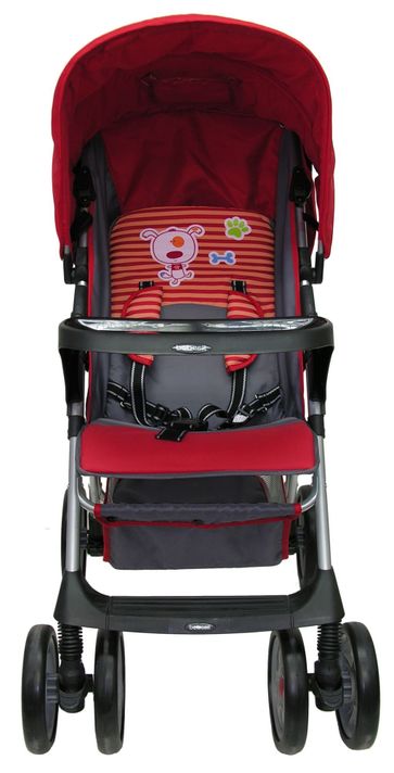 Coche Travel System Lisboa Rojo Bebesit-2