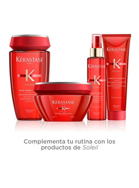 Máscara Kérastase Hidratación con Filtro UV Masque Après-Soleil Soleil 200 ml-5