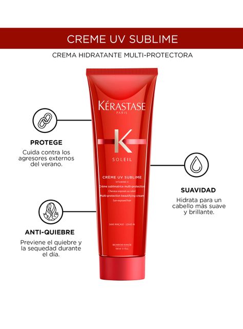Crema Kérastase Hidratación con Filtro UV Crème UV Sublime Soleil 150 ml-3