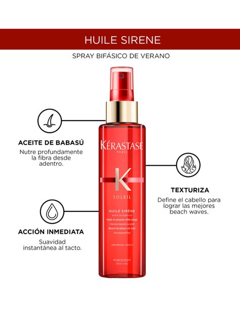 Aceite Kérastase Hidratación con Filtro UV Huile Sirène Soleil 150 ml-3