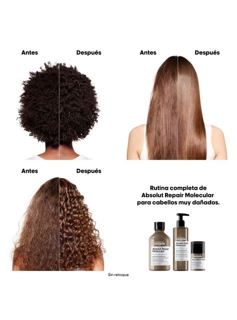 Máscara sin enjuague Absolut Repair Molecular de Reparación Molecular Profunda para Cabello Dañado 50 ml-2